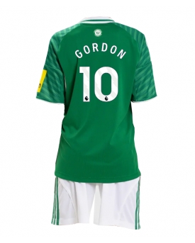 Billige Fotballdrakt Newcastle United Anthony Gordon #10 Replika Bortedraktsett Barn 2025-26 Kortermet (med bukser)
